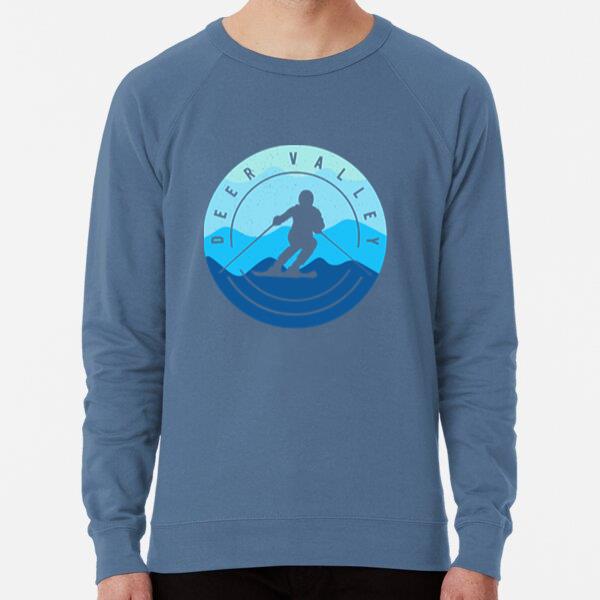 Deer Valley Ski Skiing Snowboard Loose Fit Sweatshirt