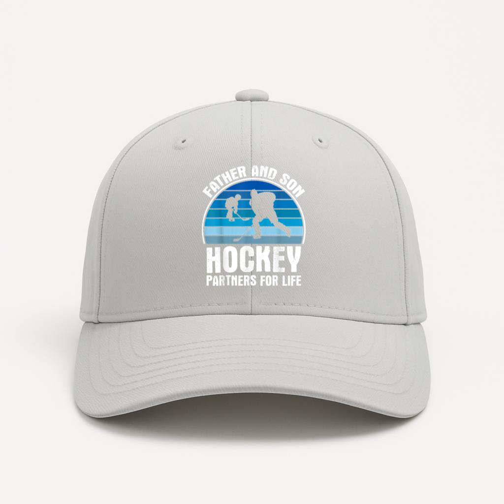 Father And Son Partners For Life Hockey Baseball Cap