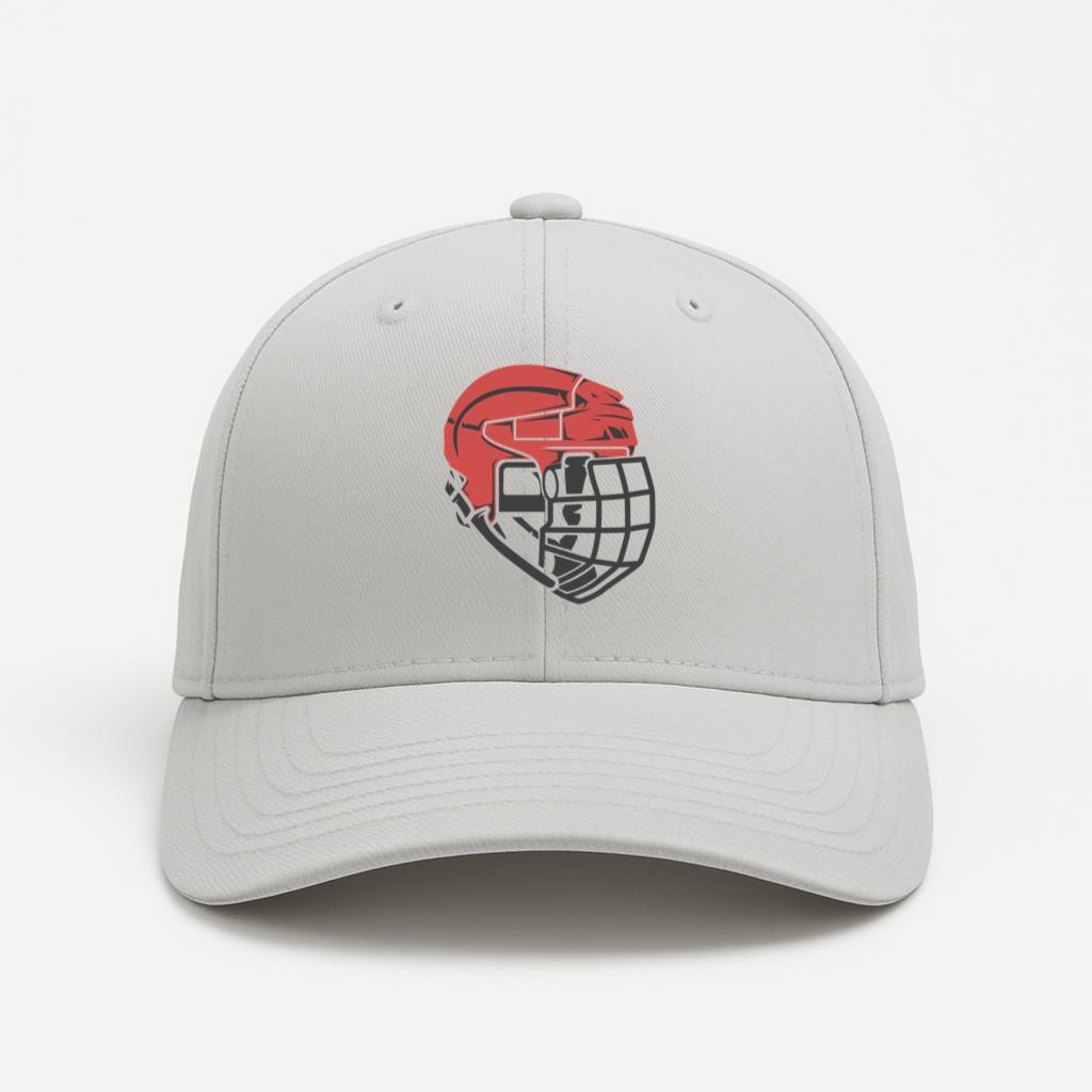 Hockey Goalie Mask Flat Baseball Cap