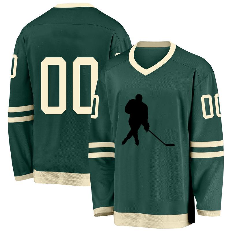 Hockey Player Breakaway Silhouette Hockey Jersey