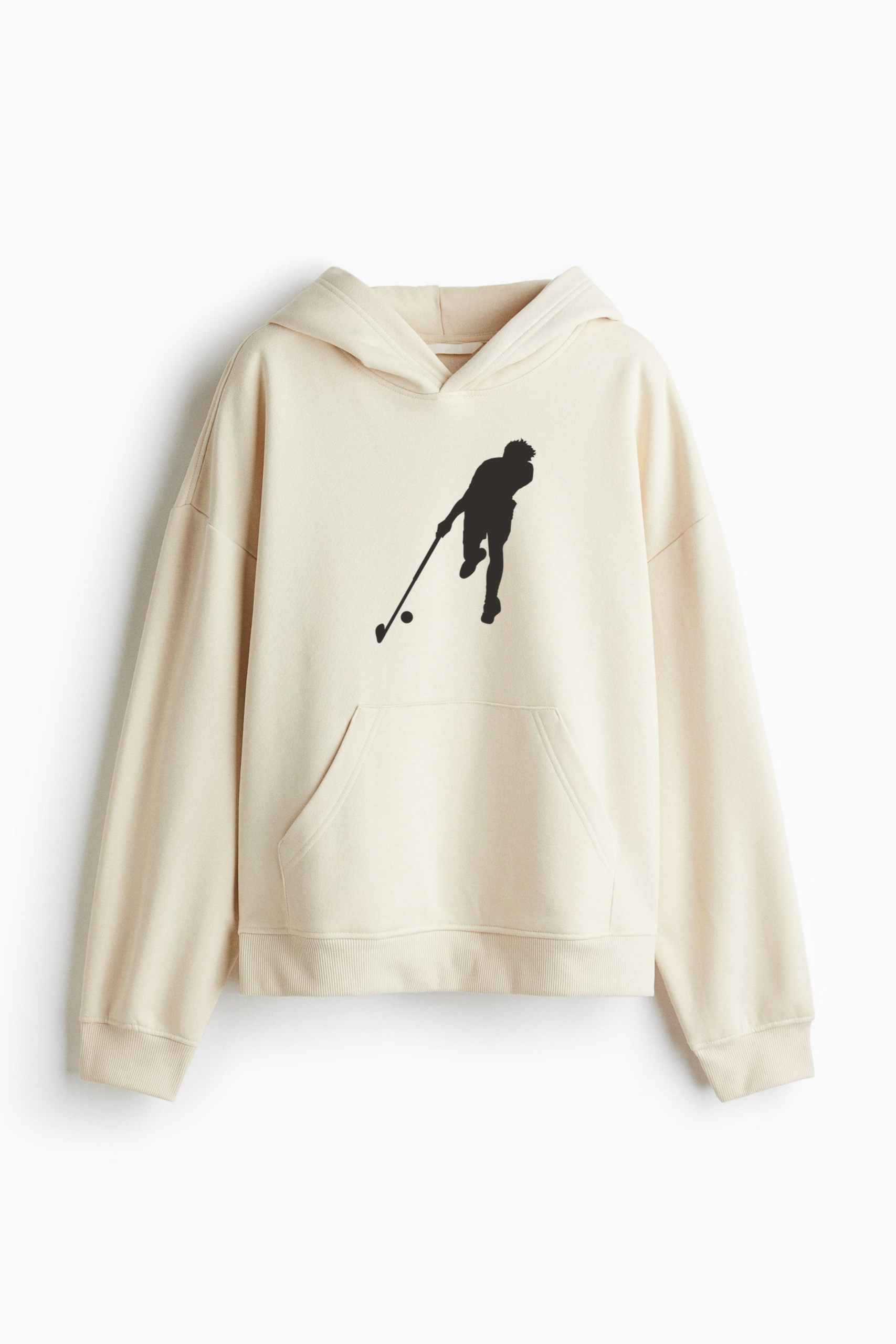 Hockey Player Reaching For The Ball Classic Unisex Hoodie