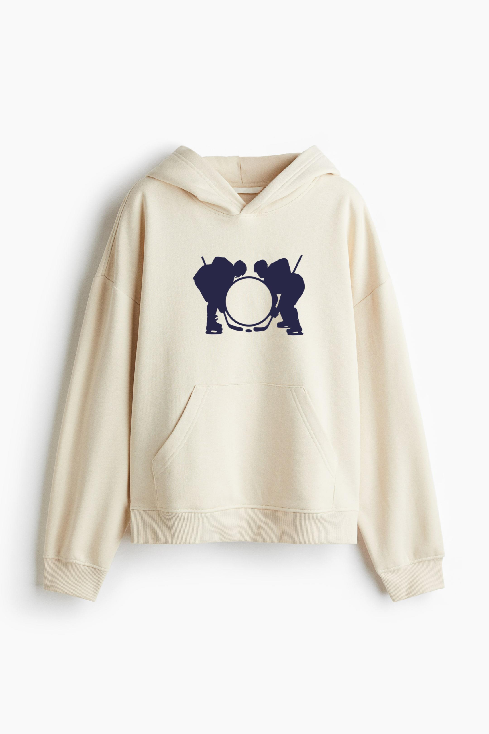 Hockey Players Label Silhouette Classic Unisex Hoodie