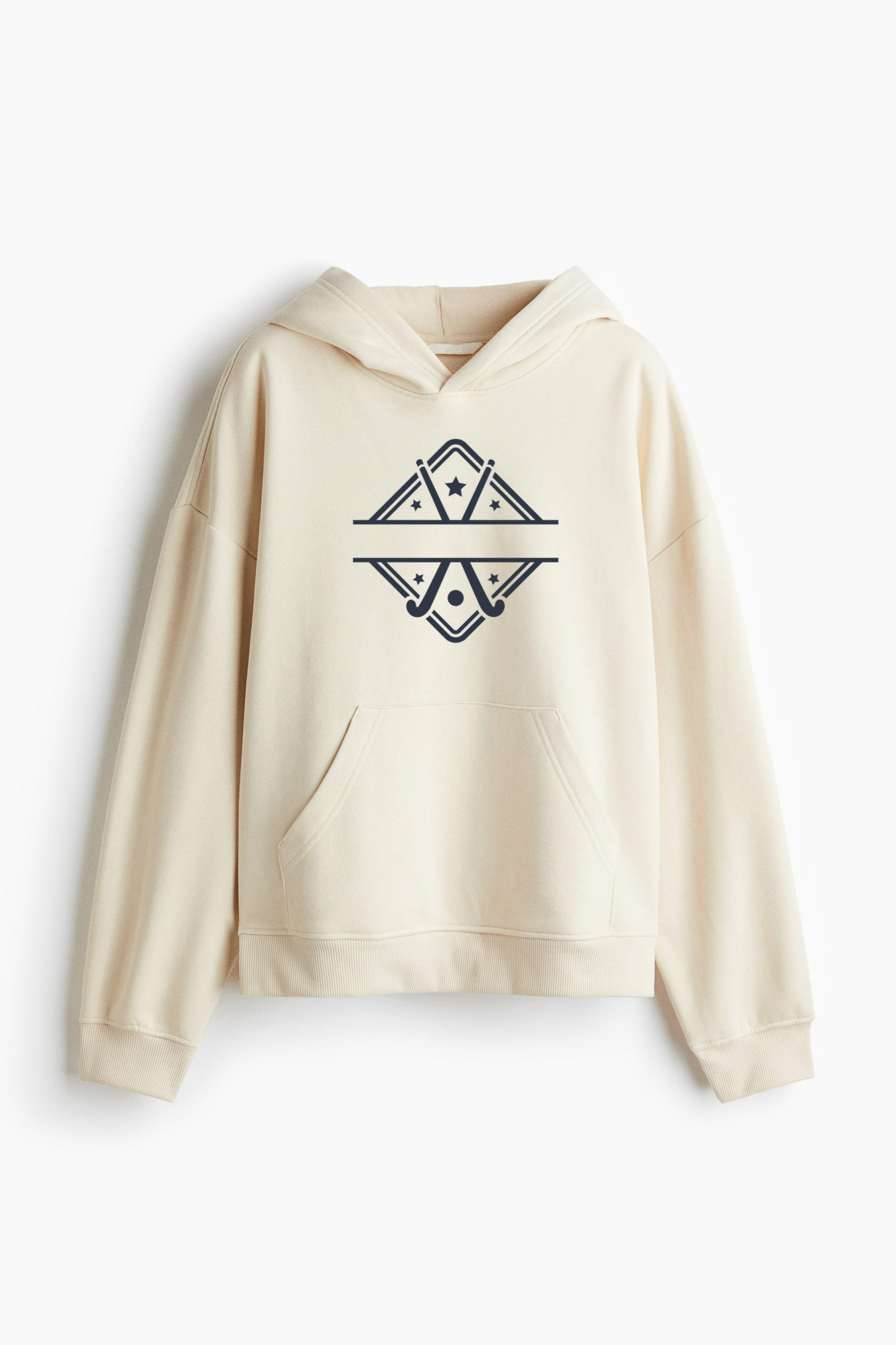 Hockey Split Monogram Classic Unisex Hoodie