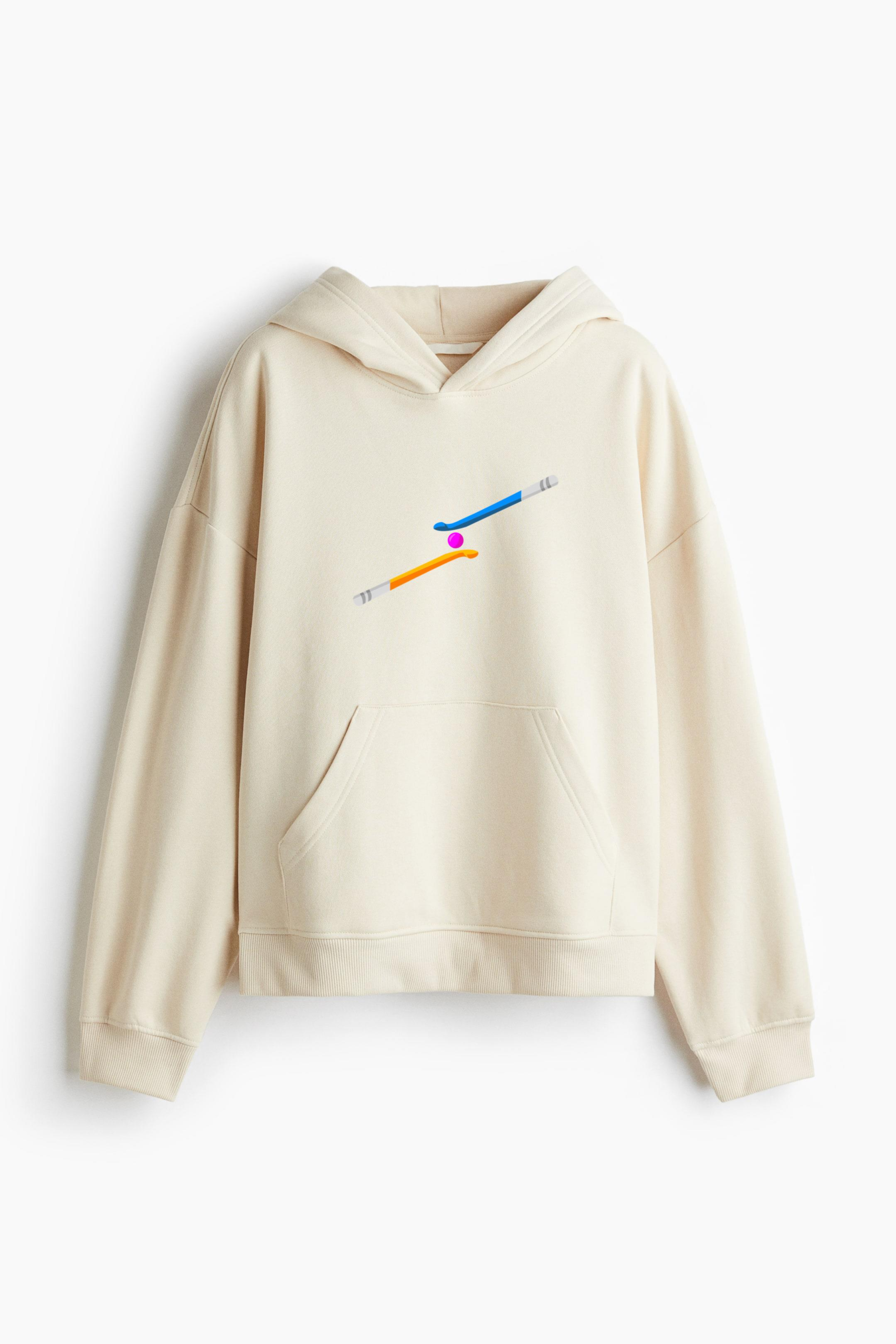 Hockey Sticks Flat Classic Unisex Hoodie