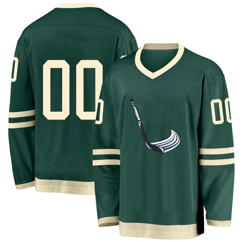 Ice Hockey Stick Moving Color Stroke Hockey Jersey