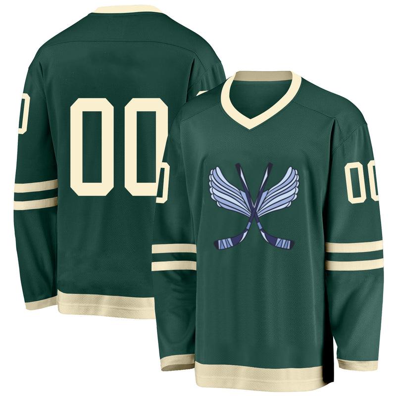 Ice Hockey Sticks With Wings Illustration Hockey Jersey
