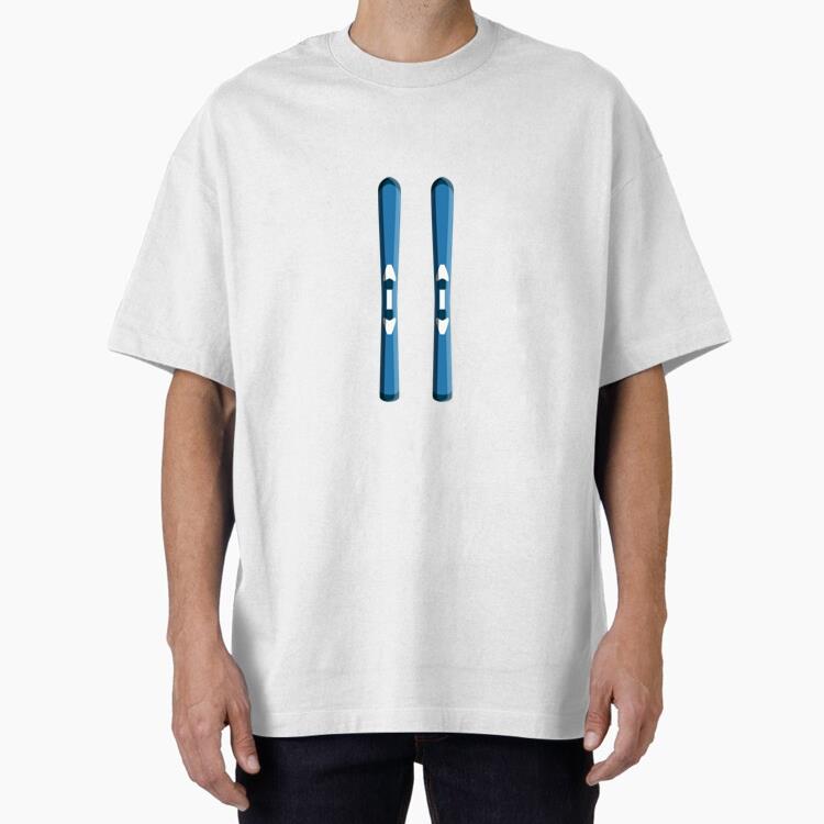 Skis Top View Icon Classic Regular Fit T-Shirt