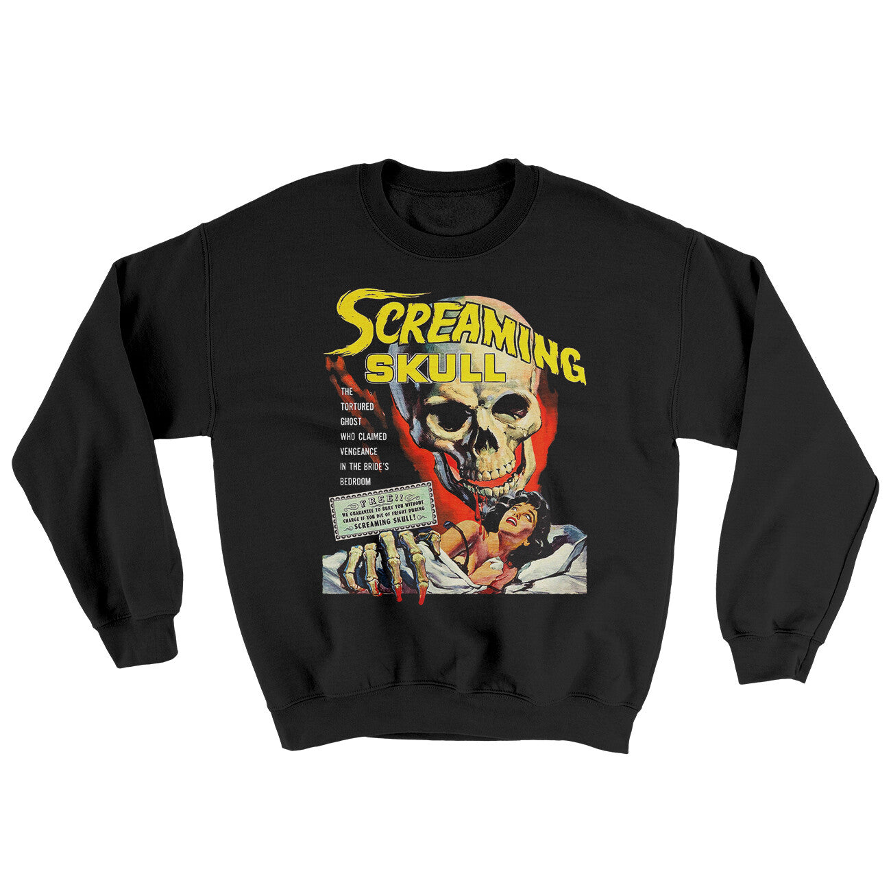 Screaming Skull Ugly Sweater